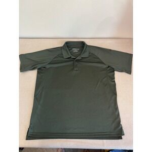 5.11 Tactical Series Performance Polo Mens XL Green Short Sleeve Polyester Shirt